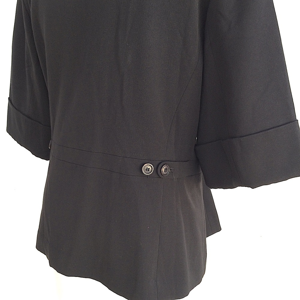 Torrid Black Button Down Blazer - image 2